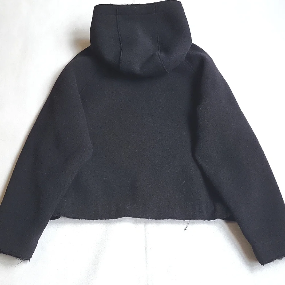 NWT$1290 ARMARIUM MABEL BOXY WOOL HOODIE Oversized Sweatshirt Sz 38 S-M (4-6) - Picture 15 of 16